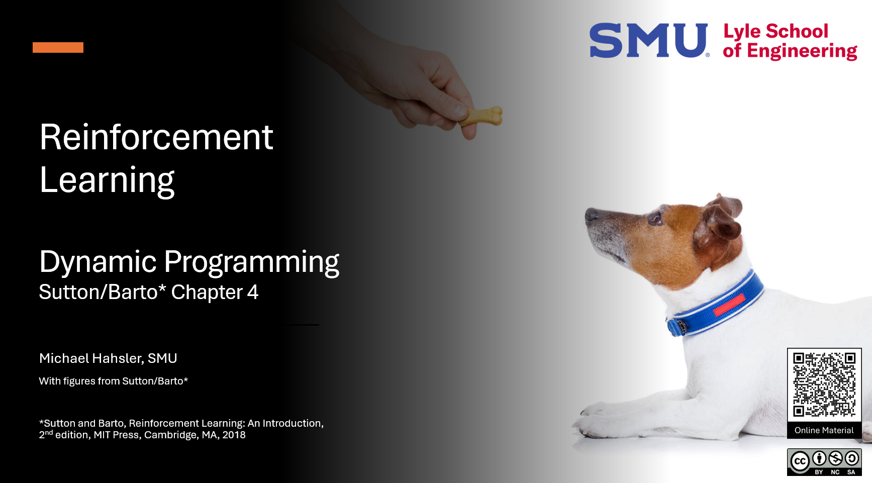 Cover slide for the Reinforcement Learning course